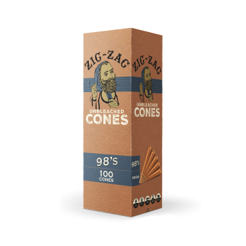 Mini Bulk Unbleached Cones 98's - 100 Count