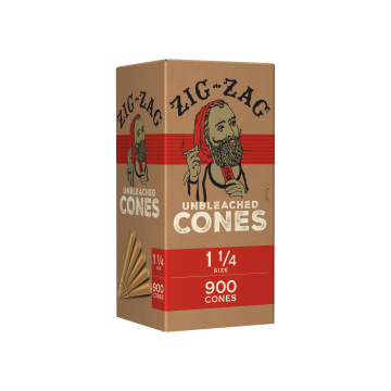 1 1/4 Bulk Unbleached Cones - (900 Cone Carton)
