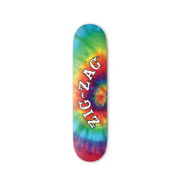 Zig-Zag Tie-Dye Skateboard