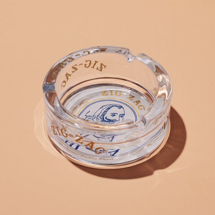 Zig-Zag Glass Ashtray - Classic