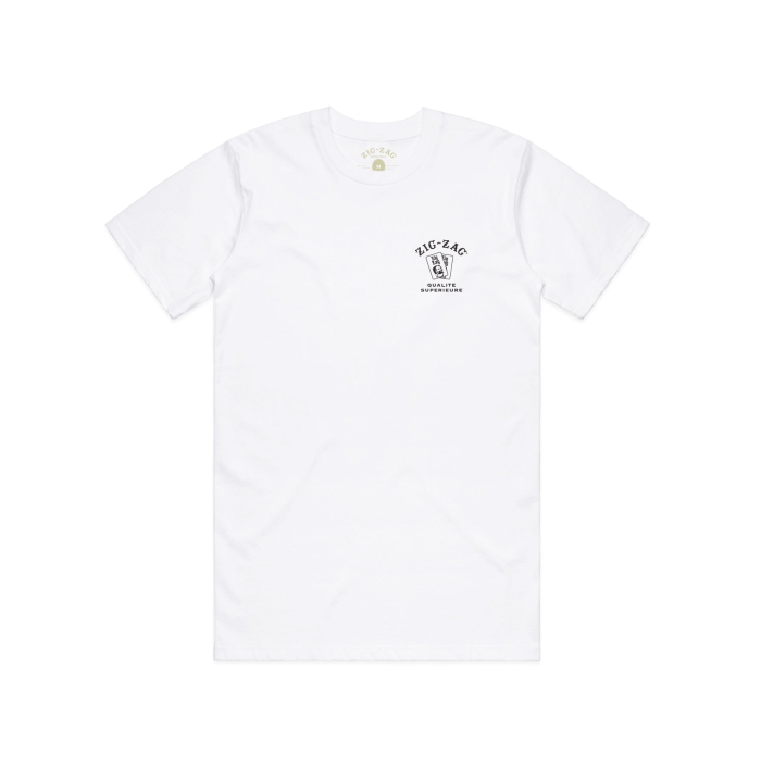 Zig-Zag Qualite Superieure T-Shirt - White